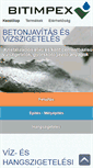 Mobile Screenshot of nedvesfal-szigeteles.hu